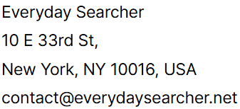 address